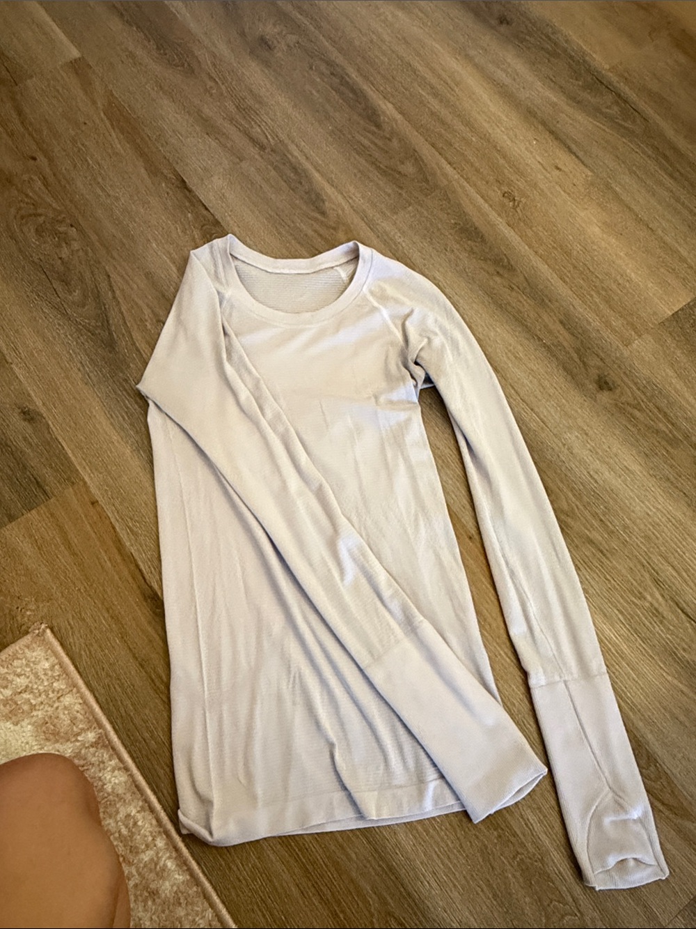 lululemon athletica Long Sleeve Crewneck Top - Light purple